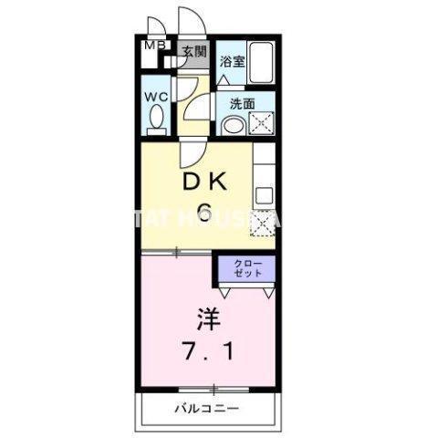 アンプルールリーブルＷｉｎｇ（209） 間取り図画像