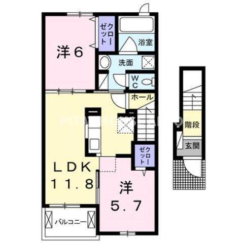ベル　フレーズ　２４Ⅰ（202） 間取り図画像
