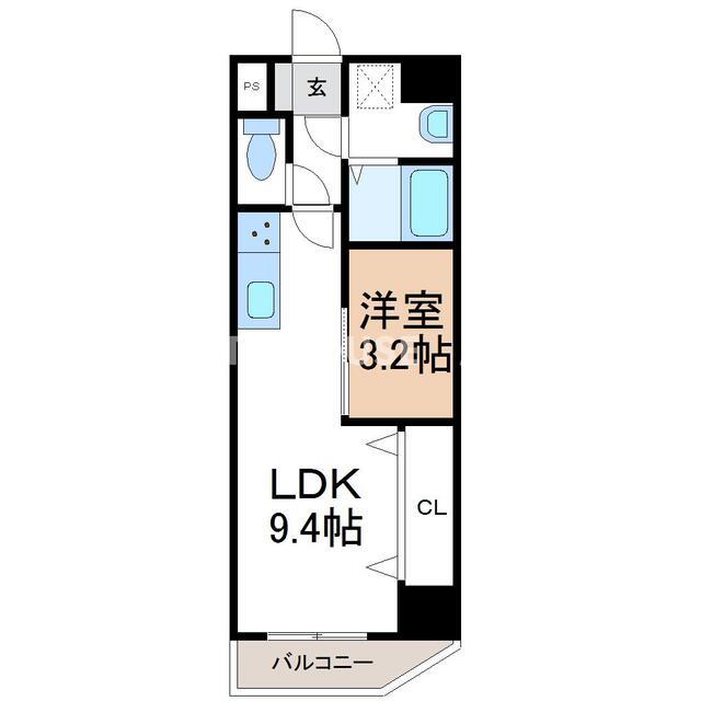 レジデンス悠海(西尾)（302） 間取り図画像