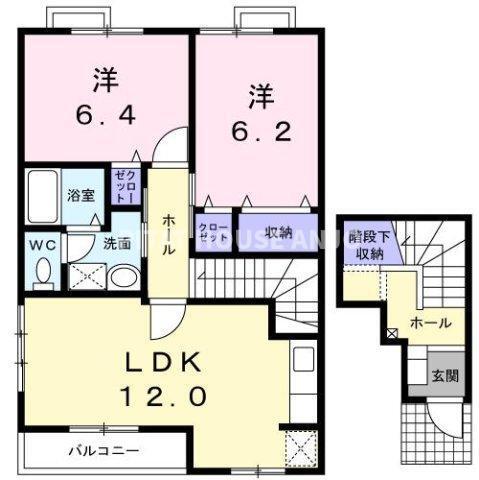 メゾン　ミレニアム（201） 間取り図画像