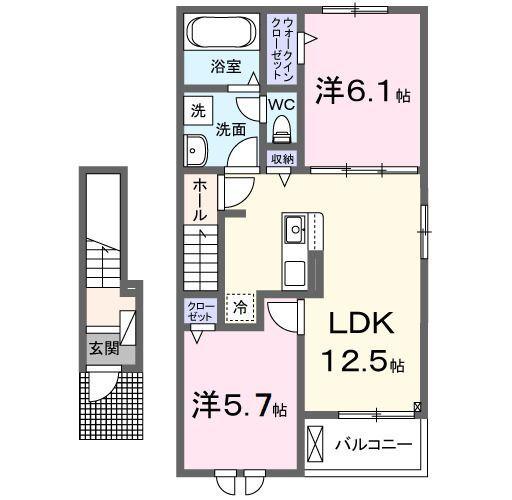 ル　プティ　ボヌール（203） 間取り図画像