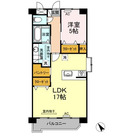ＴＲＵＳＴＹ２１（301） 間取り図画像
