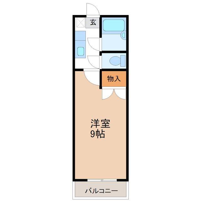 パレス城前（104） 間取り図画像