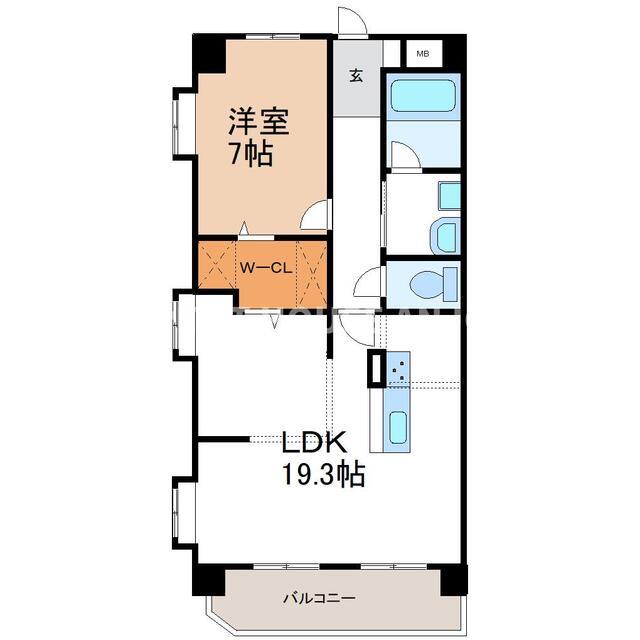サンコート21（303） 間取り図画像