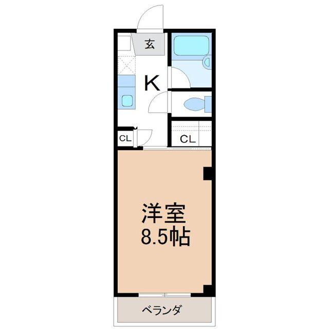 パレスハートA（202） 間取り図画像