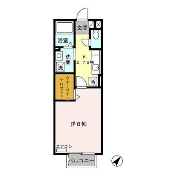 クレールアヴニール（B103） 間取り図画像