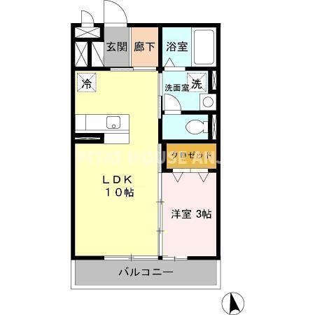 サクセス　Ⅲ（3-303） 間取り図画像