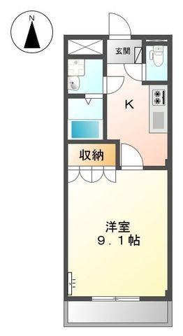 ＳＵＮ　ＦＬＯＷＥＲ　Ｉ（アイ）（202） 間取り図画像