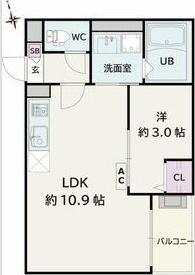 Jack shimmeiⅡ（101） 間取り図画像