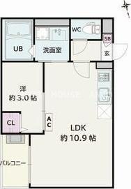 Jack shimmeiⅠ（101） 間取り図画像