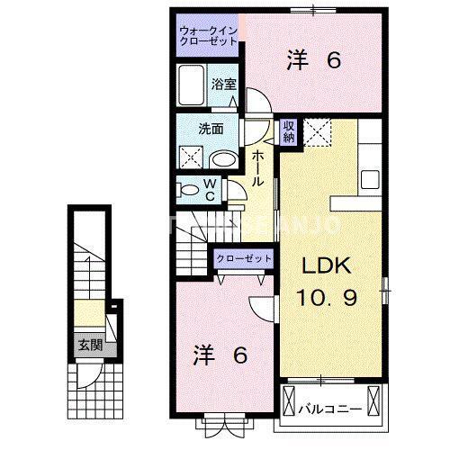 ルーエ・Ｓ（203） 間取り図画像