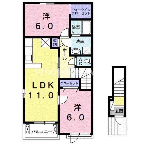 ルーエ・Ｓ（201） 間取り図画像