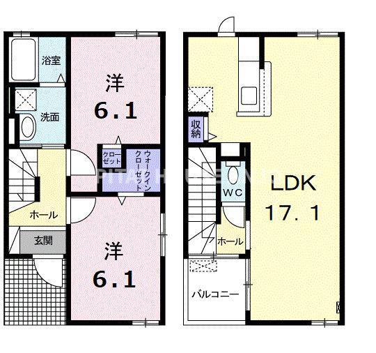 タカヴィレ（102） 間取り図画像