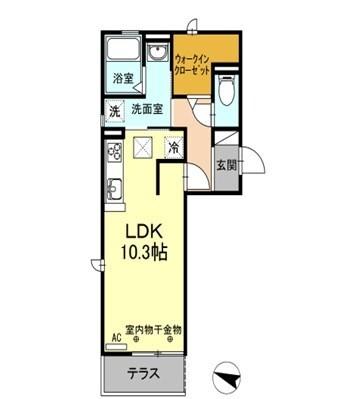 桜ステージ（103） 間取り図画像