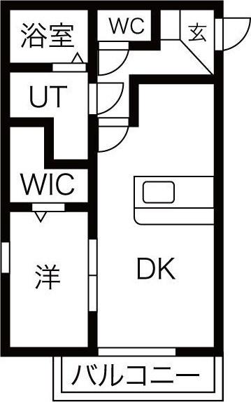 スマイルアパート相生（301） 間取り図画像