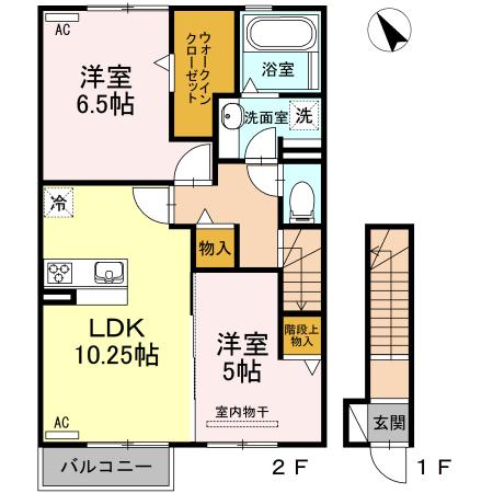 アイリスハイツ（205） 間取り図画像