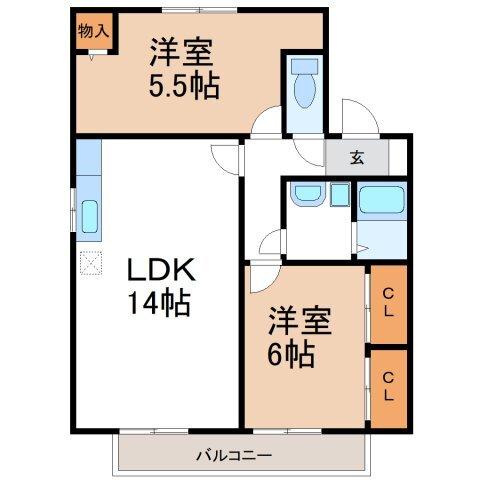ファーマ本林（202） 間取り図画像