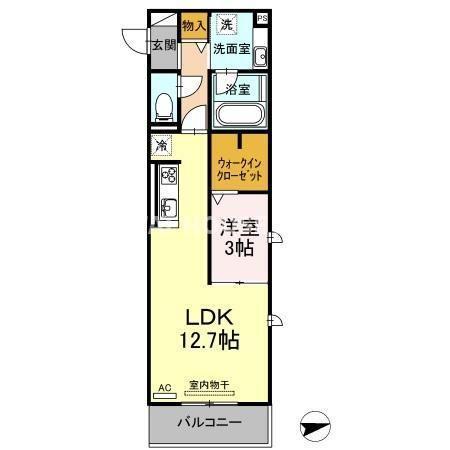Ｌｕｎａ Ｓｏｌｅｉｌ（301） 間取り図画像