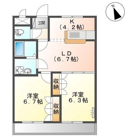 グランチェスタＡ棟（101） 間取り図画像