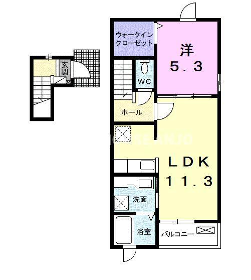 エルディム川端（201） 間取り図画像