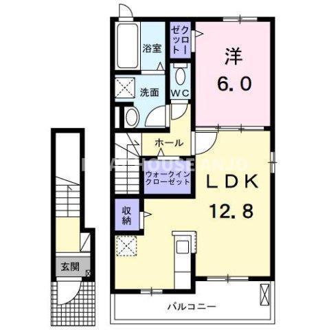 ニューグレースⅢ（203） 間取り図画像