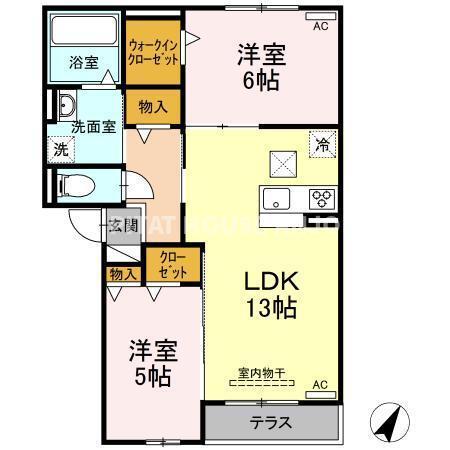 ブリーゼⅣ（101） 間取り図画像