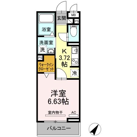 シェノン二本木新町（301） 間取り図画像