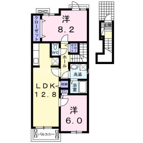 ビアンオヤマ（203） 間取り図画像