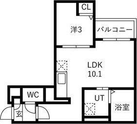 Jack horenⅡ（103） 間取り図画像