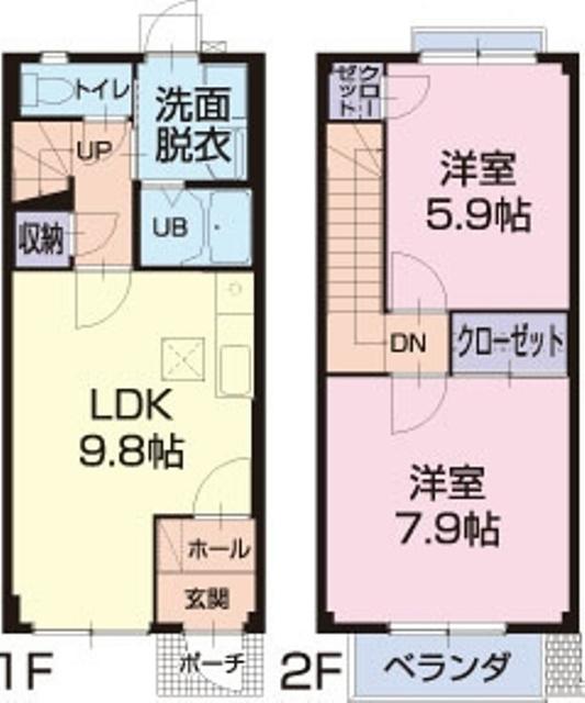 アゼリア荒井（5） 間取り図画像