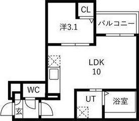Jack horenⅠ（203） 間取り図画像