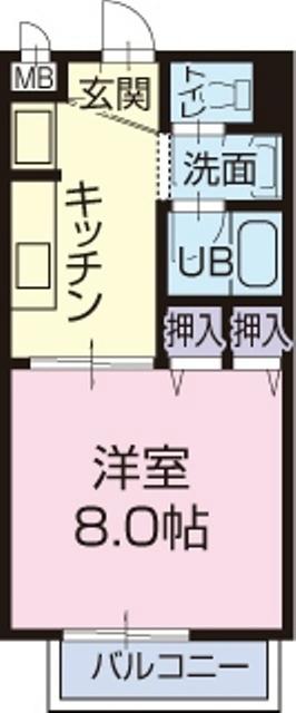 Surplus　One　サカイ（102） 間取り図画像