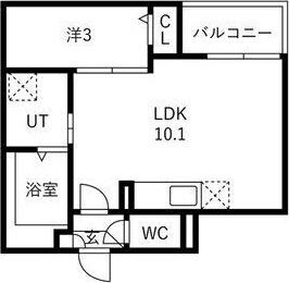 Jack horenⅠ（302） 間取り図画像