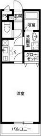 アンプルール ブワ エトワル（203） 間取り図画像