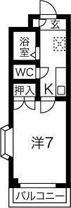 プリミア篠目（206） 間取り図画像