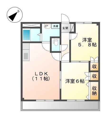 マンションルミナス（303） 間取り図画像