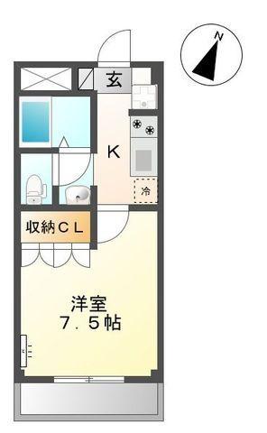 パブリック二番館（201） 間取り図画像