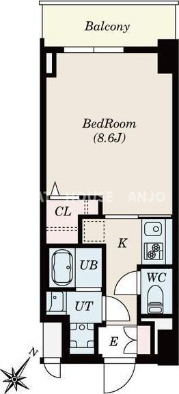S-RESIDENCE安城adorable（606） 間取り図画像