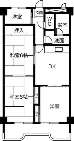 第2大嶽ビル（402） 間取り図画像