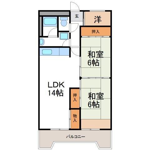 第2大嶽ビル（704） 間取り図画像
