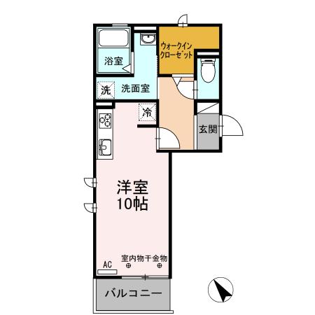 ボヌール東栄（203） 間取り図画像