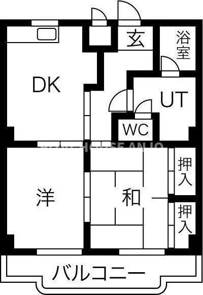レジデンス横山（303） 間取り図画像