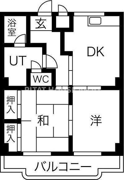 レジデンス横山（402） 間取り図画像