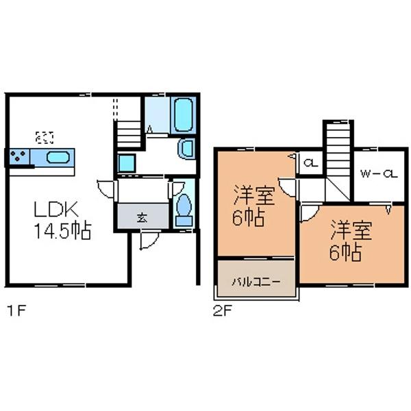 ラフィネⅢ（302） 間取り図画像