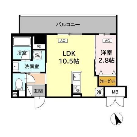 ヴィラ トルチュ東刈谷（406） 間取り図画像