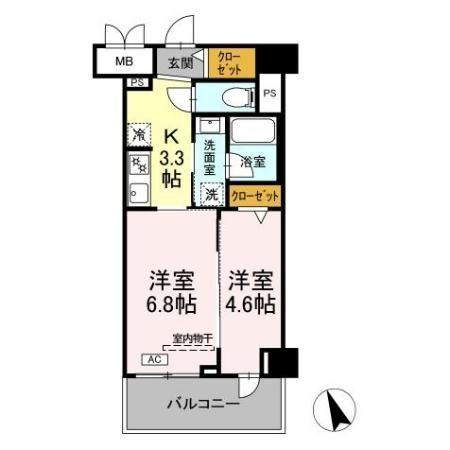 ヴィラ トルチュ東刈谷（305） 間取り図画像