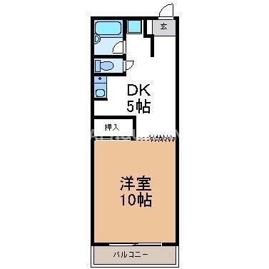 陽明館２（104） 間取り図画像