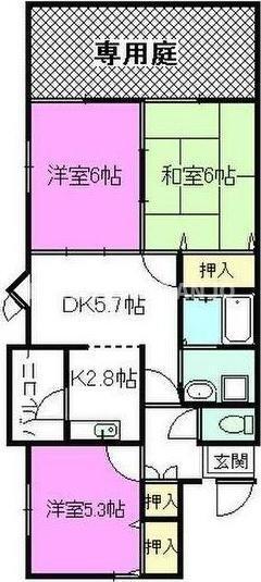 ルートカメリア（202） 間取り図画像