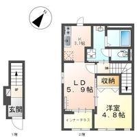 ブルーム（201） 間取り図画像