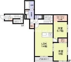 Coco　Ange（203） 間取り図画像
